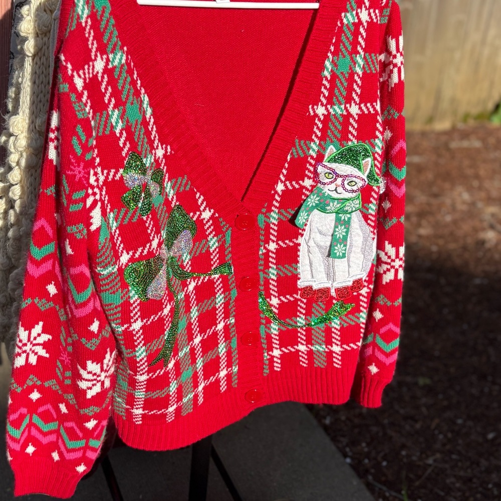 XMAS CAT SWEATER